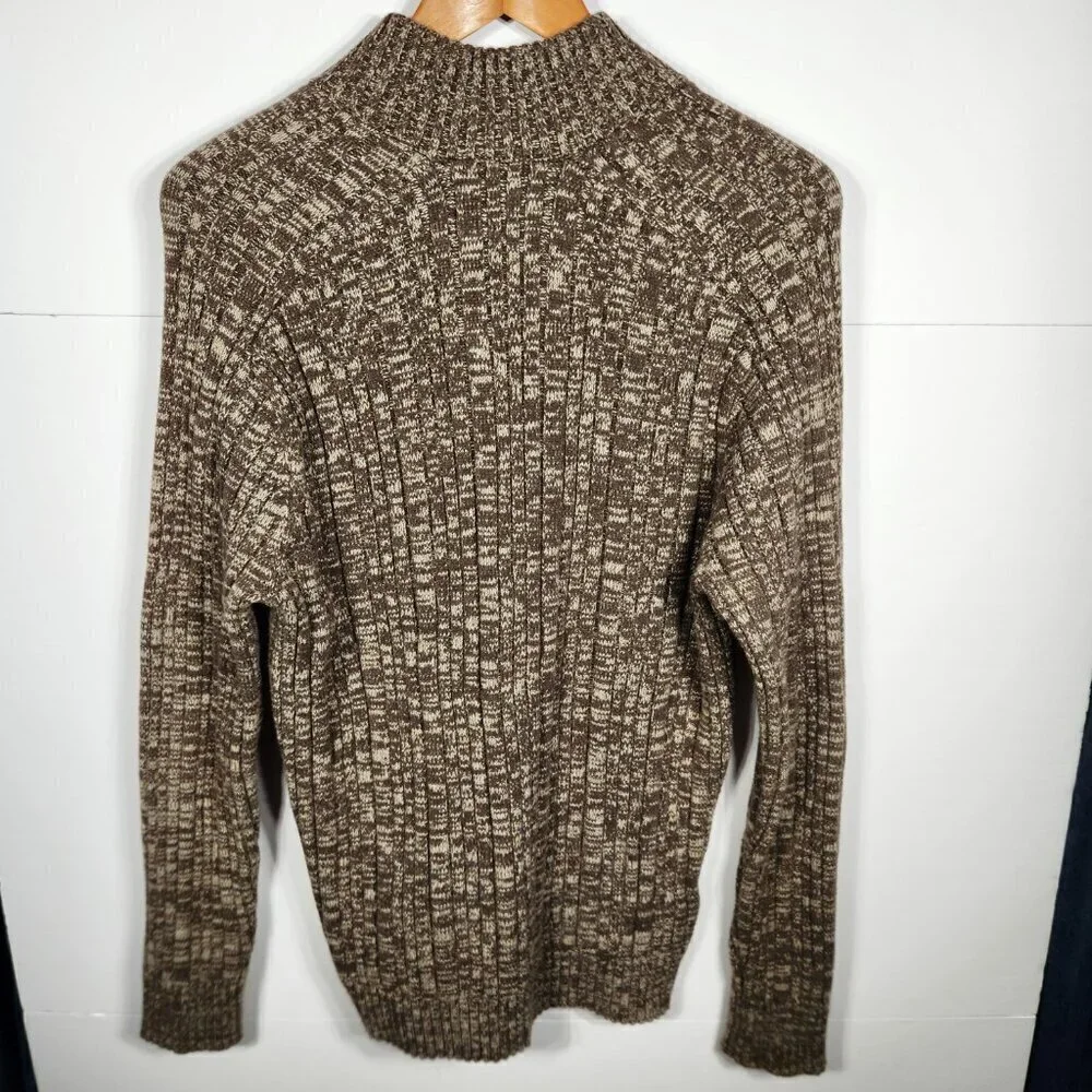 Royal Robbins 3 Button Tan/Brown Sweater Men's Large